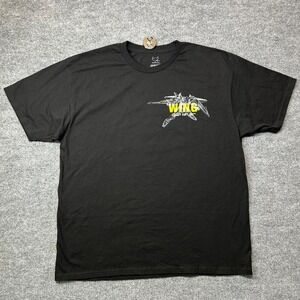 BAIT x Gundam Universe Men Wing Gundam T-Shirt Mens Black Short Sleeve Tee - 2XL